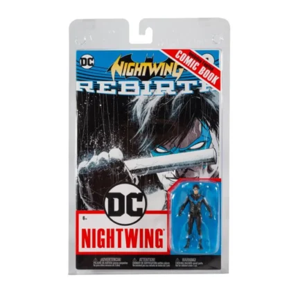 DC Direct: Page Punchers - Nightwing (Nightwing Rebirth) 3" Figure & Comic Book By McFarlane Toys