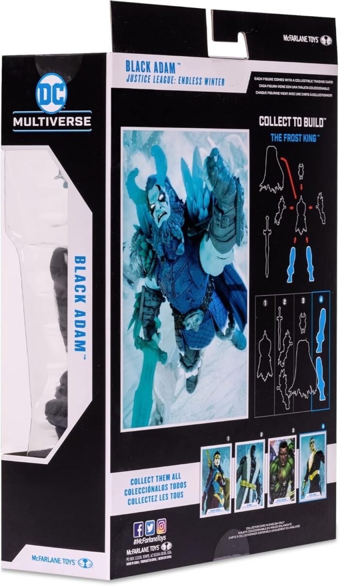 DC: Multiverse - Black Adam (Justice League Endless Winter) (Frost King C.T.B) 7" Figure By McFarlane Toys - Image 10