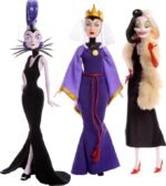 Disney: Princess Villains Collection - Evil Queen, Cruella De Vil & Yzma (Disney 100 Years of Wonder) 18" Fashion Dolls By Mattel - Image 3