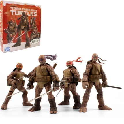 Teenage Mutant Ninja Turtles: Undead Turtles - Raphael, Michelangelo, Donatello & Leonardo (Undead) Four Pack 5" Deluxe Figures By BST AXN