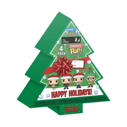 Funko Pop! Pocket: The Office - Tree Holiday Box (4-Pack)