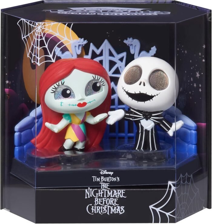 Disney Doorables: Grand Entrance - Jack Skellington & Sally (The Nightmare Before Christmas) 3" Figures By Just Play - Image 3