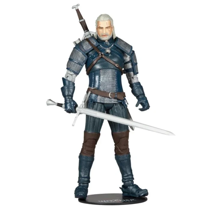 The Witcher 3: Wild Hunt - Geralt of Rivia (Viper Armor - Teal Dye) 7" Figure By McFarlane Toys - Image 4
