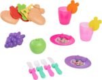 Disney Junior: Minnie Mouse 18pc Backpack Picnic Set, Encourages Pretend Play & Dress Up By Just Play - Image 4