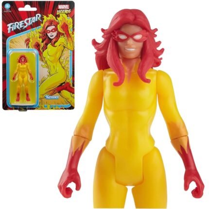 Marvel: Legends Retro Series - FireStar 3.75" Figure In Kenner Retro Packaging By Hasbro