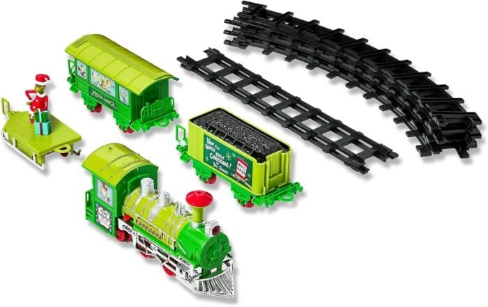 Dr. Seuss': How The Grinch Stole Christmas - Grinch Express Ready To Play 12 Pc Train Set W/ Lights ,Sounds & Exclusive Figures By Ruz - Image 3