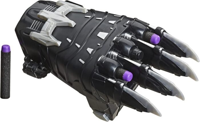 Marvel: Nerf Power Moves - Black Panther Power Slash Claw Dark Blaster & 3 Darts By Hasbro - Image 8