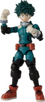 Bandai Anime Heroes: My Hero Academia - Izuku Midoriya 6.5" Figure - Image 3