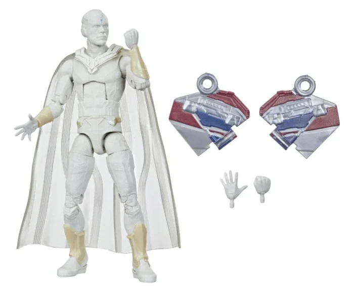 Marvel: Legends Series - The Vision (Wanda Vision) (Captain America Flight Gear BAF) 6" Figure By Hasbro - Image 8