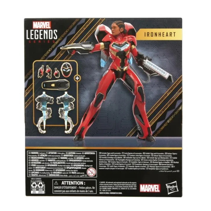 Marvel: Legends Series - IronHeart (Black Panther Wakanda Forever) Deluxe 6" Figure By Hasbro - Image 10