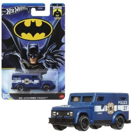 Hot Wheels Premium: DC Batman Character Cars - GCPD HW Armored Truck (Batman 85th) 1:64 Scale Die Cast Vehicle By Mattel