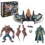 DC Universe: Batman Aerial Battle Pack - Batwing Vehicle, Bat Man & Man-Bat 4" Exclusive Figures By Spin Master