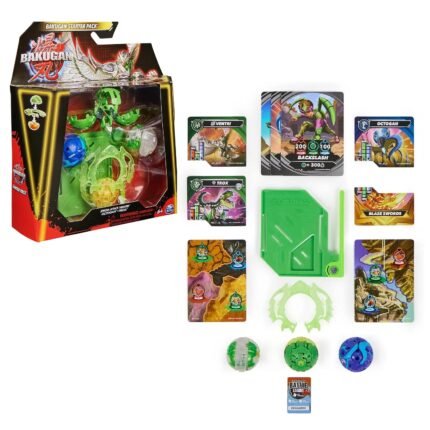 Bakugan: Starter 3 Pack - Special Attack Ventri, Octogan & Trox By Spin Master