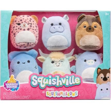 Squishville: By Squishmallows - Varsity Squad 6 Pack Mini 2" Plushies By Jazwares