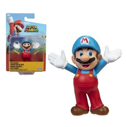 World of Nintendo: Super Mario - Ice Mario 2.5" Articulated Figure By Jakks Pacific