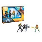 DC Universe: Aquaman Sunken Citadel Pack - Aquaman, Black Manta, Manta Man & Exclusive Shark Guard 4" Figures By Spin Master