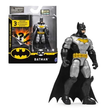 DC Comics: The Caped Crusader Creature Chaos - Tactical Batman With Mystery Accessories 4" First Edition Figure By Spin Master