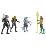 DC Universe: Aquaman Sunken Citadel Pack - Aquaman, Black Manta, Manta Man & Exclusive Shark Guard 4" Figures By Spin Master - Image 3