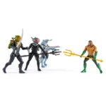 DC Universe: Aquaman Sunken Citadel Pack - Aquaman, Black Manta, Manta Man & Exclusive Shark Guard 4" Figures By Spin Master - Image 4