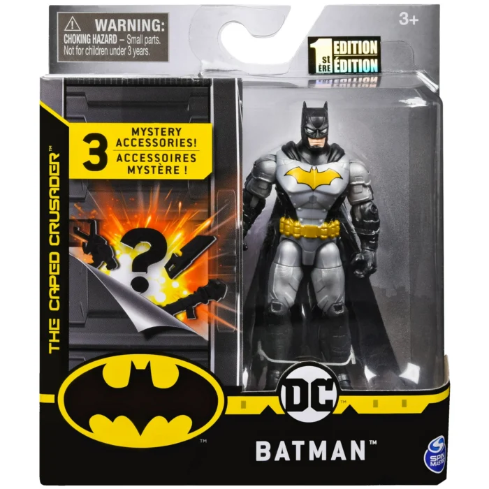 DC Comics: The Caped Crusader Creature Chaos - Tactical Batman With Mystery Accessories 4" First Edition Figure By Spin Master - Image 7