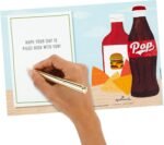 Hallmark: Paper Wonder - Pop Up Cheeseburger, Chips & Corn On The Cob Fathers Day Or Birthday 3D Card & Envelope - Image 4