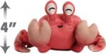 Disney: The Little Mermaid - Sebastian Officially Licensed, Small 4" Plushie By Just Play - Image 3