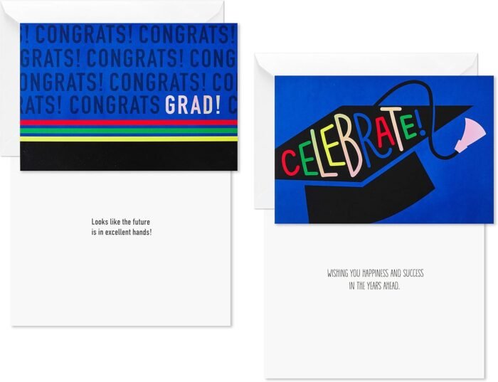Hallmark: Graduation Cards Bulk Assortment (36 Cards & Envelopes) To Celebrate Classmates, Friends & Family, 6 Different Styles - Image 7