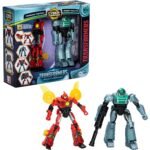 Transformers Earthspark: Cyber Combiner - Terran Twitch & Robby Malto Interchangeable, Combineable 5" Figures By Hasbro