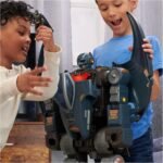 DC Universe: Batman Gotham City Guardian Playset - Massive 4-in-1 Figure Transforms Into Batwing, BatTank, & Batcycle, Lights & 40+ Sounds By Spin Master - Image 9