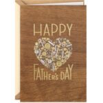 Hallmark: Signature Collection - Fathers Day (Nuts & Bolts Heart) Card & Envelope, Gift For Dad Celebration