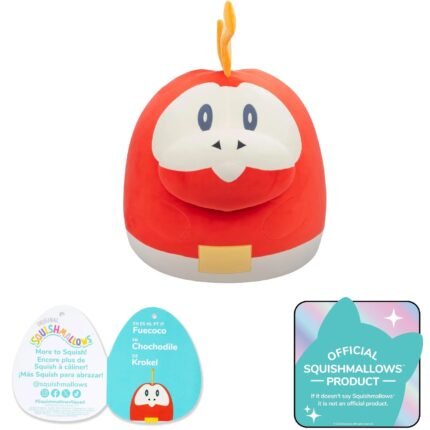 Squishmallows: Pokémon - Jumbo Fuecoco, Officially Licensed Ultrasoft 20" Plush By Jazwares