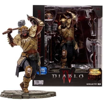 Diablo: IV - Upheaval Barbarian (Rare) 1:12 Scale Posed Figures By McFarlane Toys