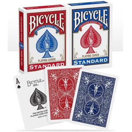 Bicycle: Two Pack Standard Index Playing Cards (Red Deck & Blue Deck) For Kids, Adults & Game Night For 1+ Players