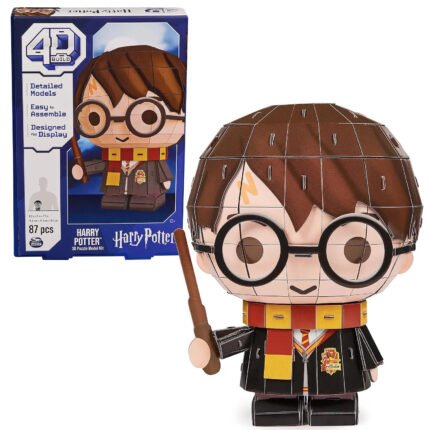 4D Build: Harry Potter Model Kit - High Detailed Replica 3D Puzzle 87pcs, 7.5" Figure By Spin Master
