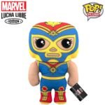 Funko! Plushies: Marvel Lucha Libre - La Estrella Cósmica (Captain Marvel) Soft Huge 17.5" Collectible Plushie