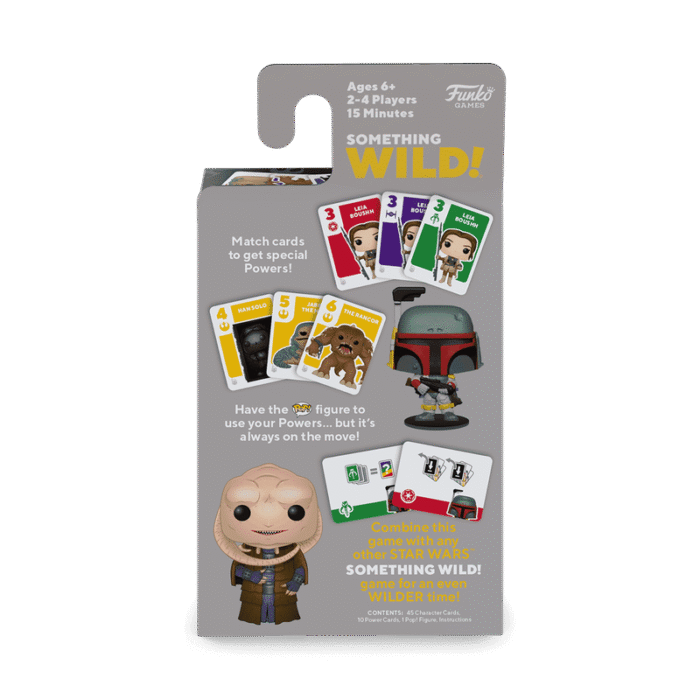 Funko! Games: Something Wild! Star Wars & Pocket Pop Boba Fett, The Card Game Of Character Combos For 2-4 Players - Image 2