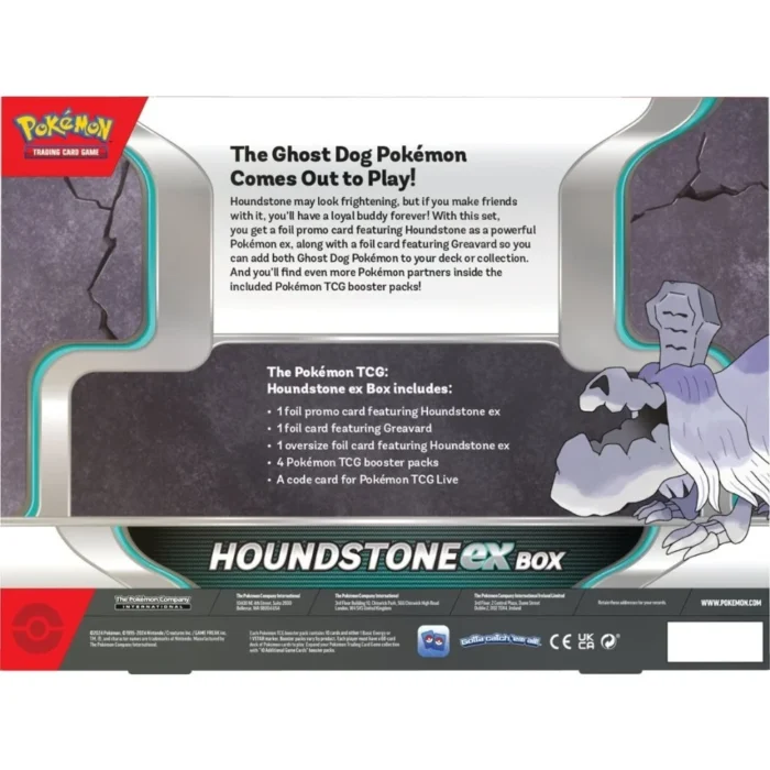 Pokemon TCG: Houndstone EX Collection Box - 4 Booster Packs, Oversized Foil & 2 Foil Promo Cards - Image 5