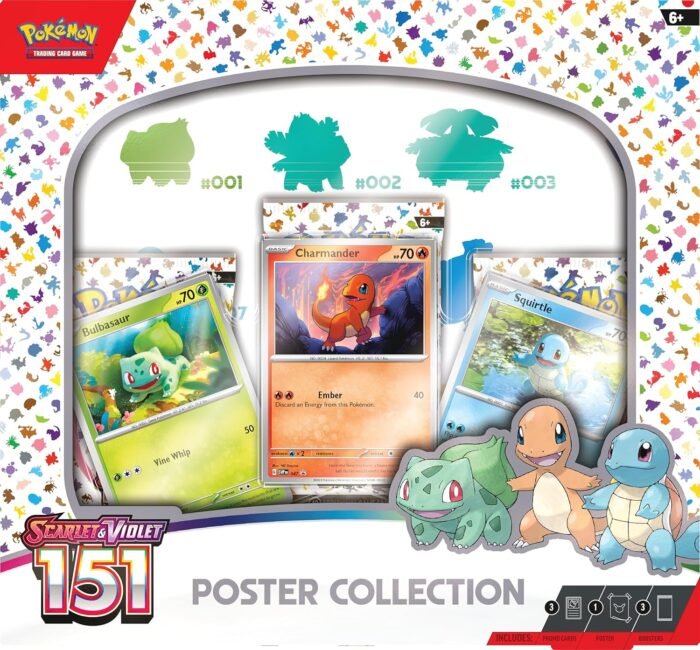 Pokemon TCG: Scarlet & Violet - 151 Poster Collection Box - 3 Booster Packs, Poster & 3 Foil Promo Cards - Image 3