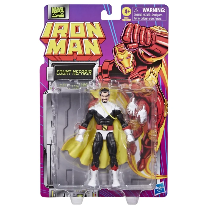 Marvel: Legends Series - Count Nefaria (Iron Man Comics) 6" Figure By Hasbro - Image 8