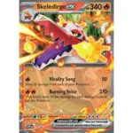 Pokemon TCG: Paladea Parteners- Skeledirge EX Tin (Horizontal Art Style) - 5 Booster Packs & Foil Promo Card - Image 3