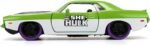Marvel: She-Hulk -1973 Plymouth Barracuda 1:32 Scale Die-cast Car & 1.65" She-Hulk Die-cast Figure By Jada Toys - Image 5