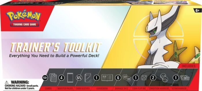 Pokemon TCG: Trainer's Toolkit 2023 - Includes 4 Booster Packs, Promo Codes, Prebuilt Deck & More! - Image 5