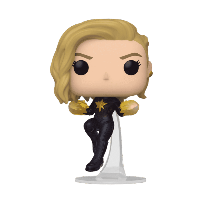 Funko Pop! Movies: Marvel - The Marvels - Captain Marvel with Fire Hands - Image 2