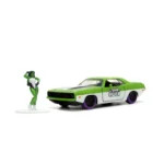 Marvel: She-Hulk -1973 Plymouth Barracuda 1:32 Scale Die-cast Car & 1.65" She-Hulk Die-cast Figure By Jada Toys - Image 3
