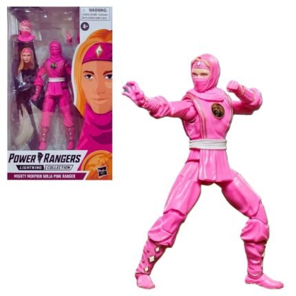 Power Rangers: Lightning Collection - Mighty Morphin Ninja Pink Ranger (Kat Hillard) 6" Figure By Hasbro