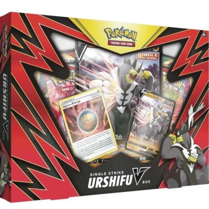 Pokemon TCG: Battle Styles - Single Strike Urshifu V Collection Box - 4 Booster Packs, Oversized Foil & 2 Foil Promo Cards