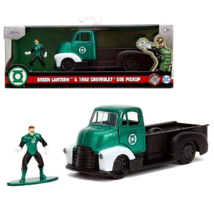 DC Comics: Green Lantern - 1952 Chevrolet COE Pickup 1:32 Scale Die-Cast Car & 1.65" Two Face Die-Cast Figure By Jada Toys