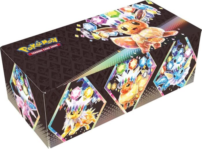 Pokemon TCG: Scarlet & Violet - Prismatic Evolutions Surprise Box, Includes 4 Booster Packs, 1 Of 9 Promo Cards, Storage Box & Dividers - Image 2