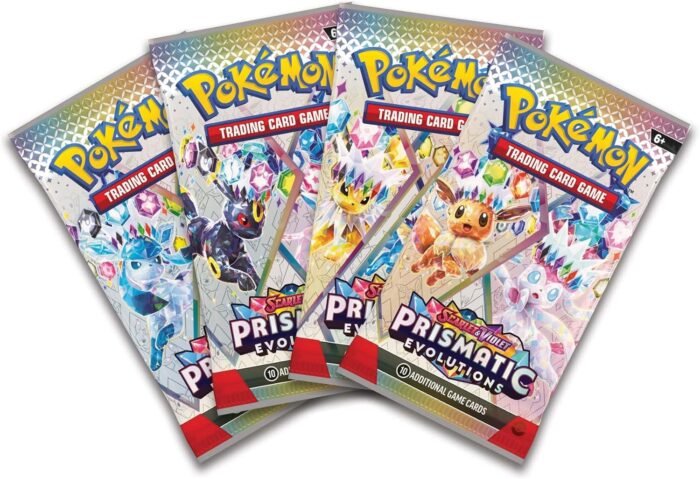 Pokemon TCG: Scarlet & Violet - Prismatic Evolutions Surprise Box, Includes 4 Booster Packs, 1 Of 9 Promo Cards, Storage Box & Dividers - Image 5