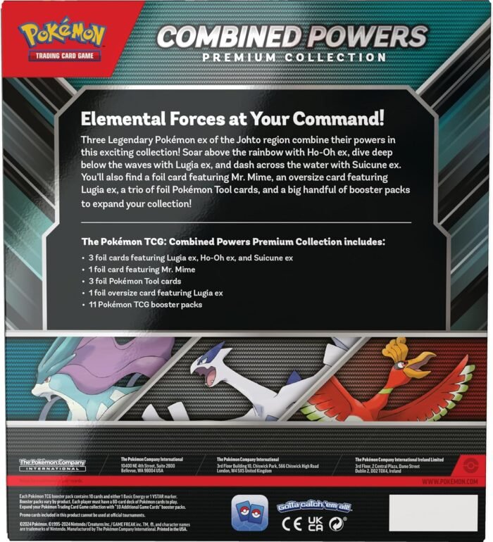 Pokemon TCG: Combined Powers Premium Collection Box - Includes 11 Booster Packs, 7 Foil Promos & Oversized Foil Card - Image 4